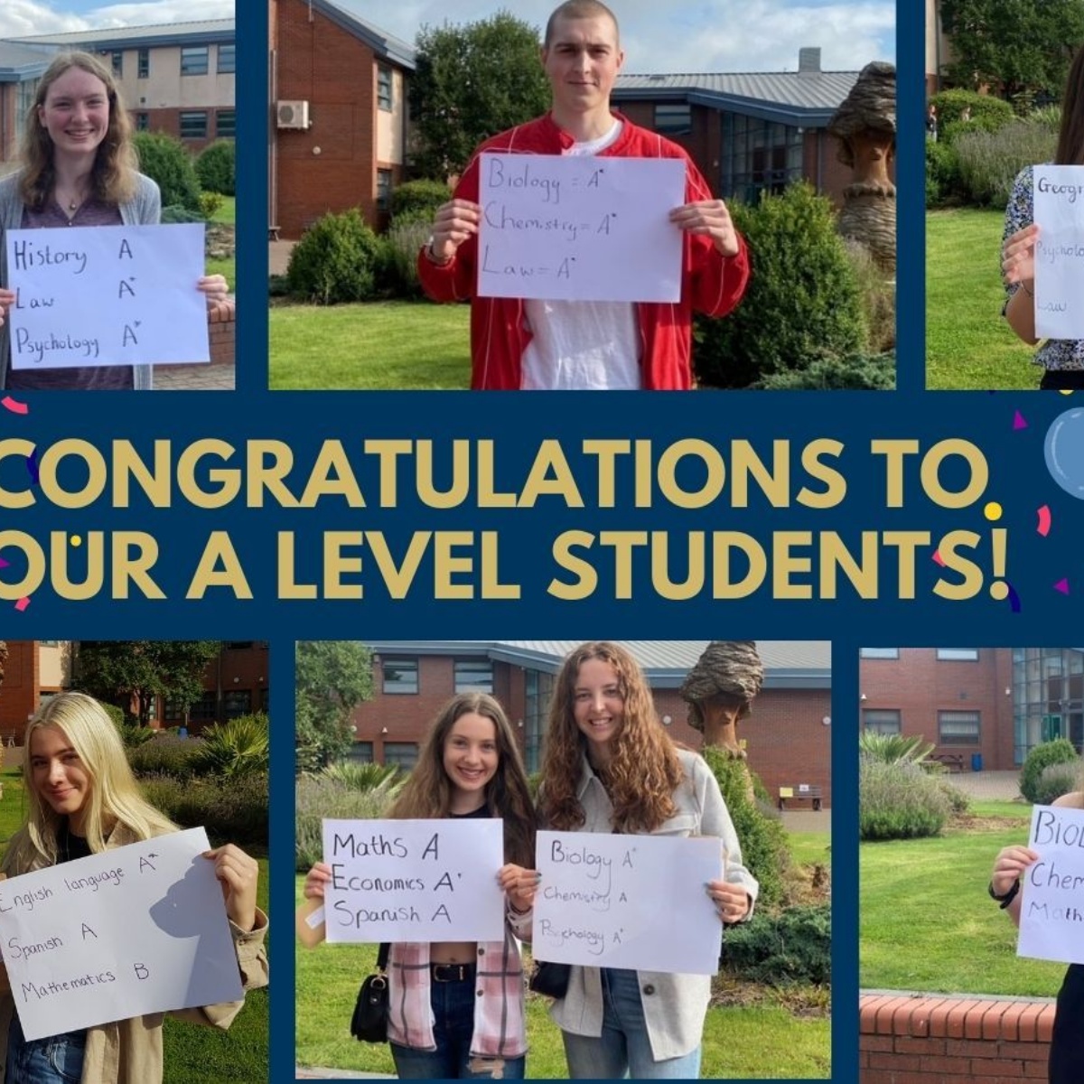 A Level students celebrate brilliant results at Tupton Hall Sixth Form ...